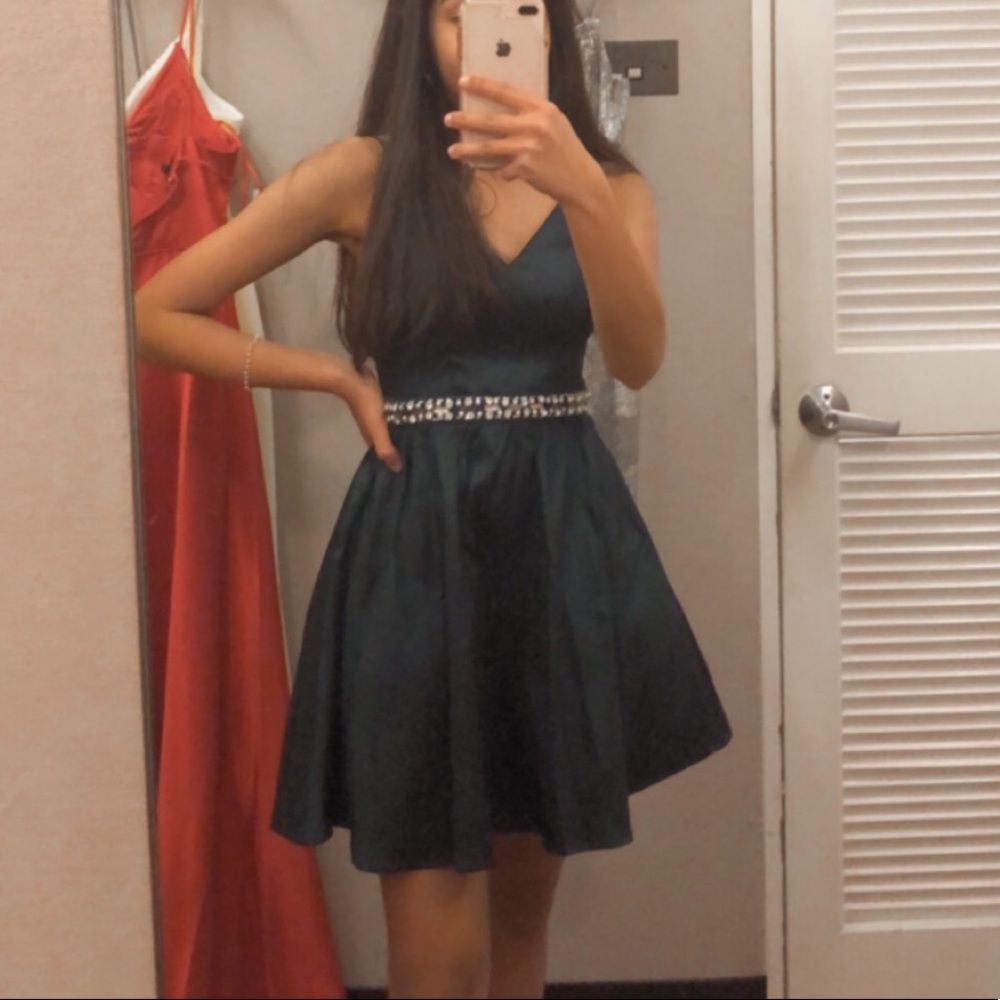 Emerald Green Homecoming Dress